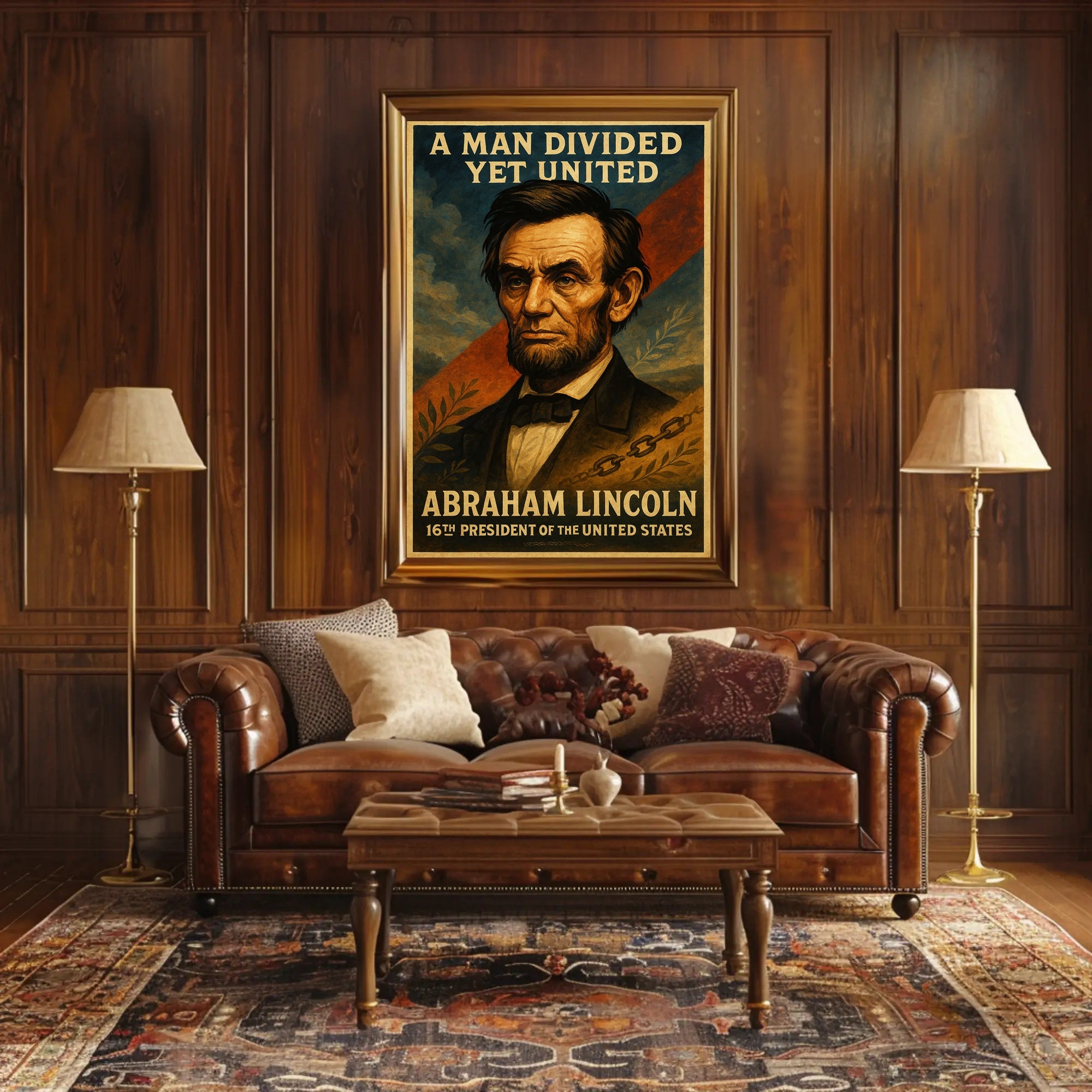 Abraham Lincoln 16th President Poster PosterGoat