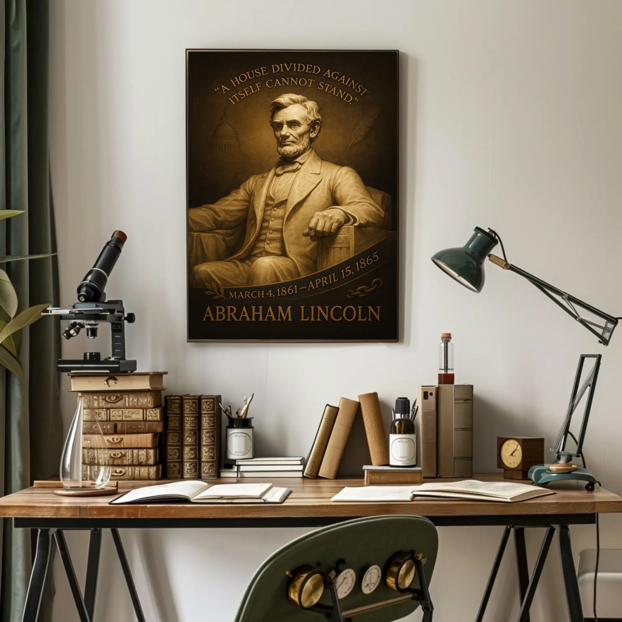 Abraham Lincoln 16th President Poster PosterGoat