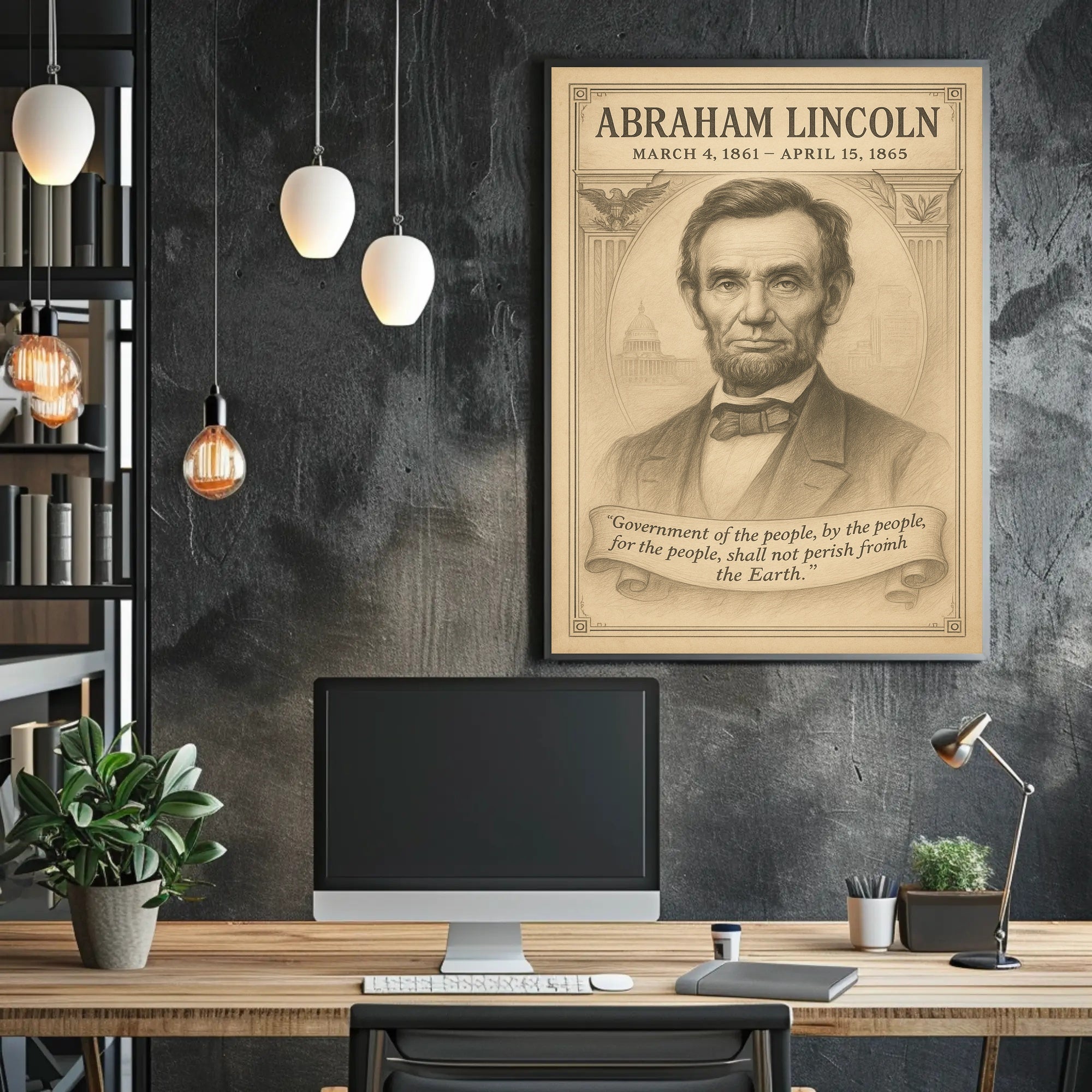 Abraham Lincoln 16th President Poster PosterGoat