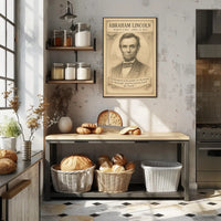 Abraham Lincoln 16th President Poster PosterGoat