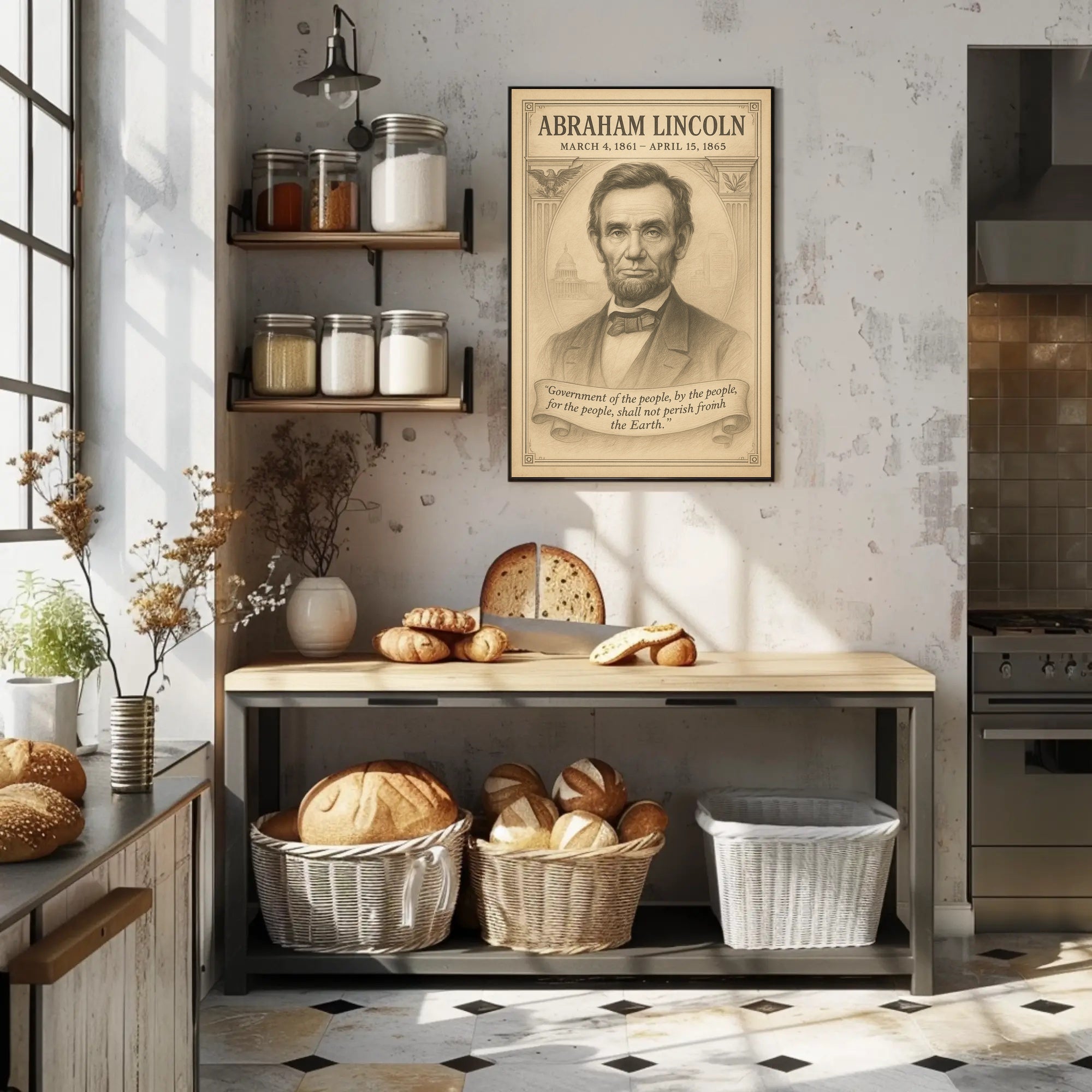 Abraham Lincoln 16th President Poster PosterGoat