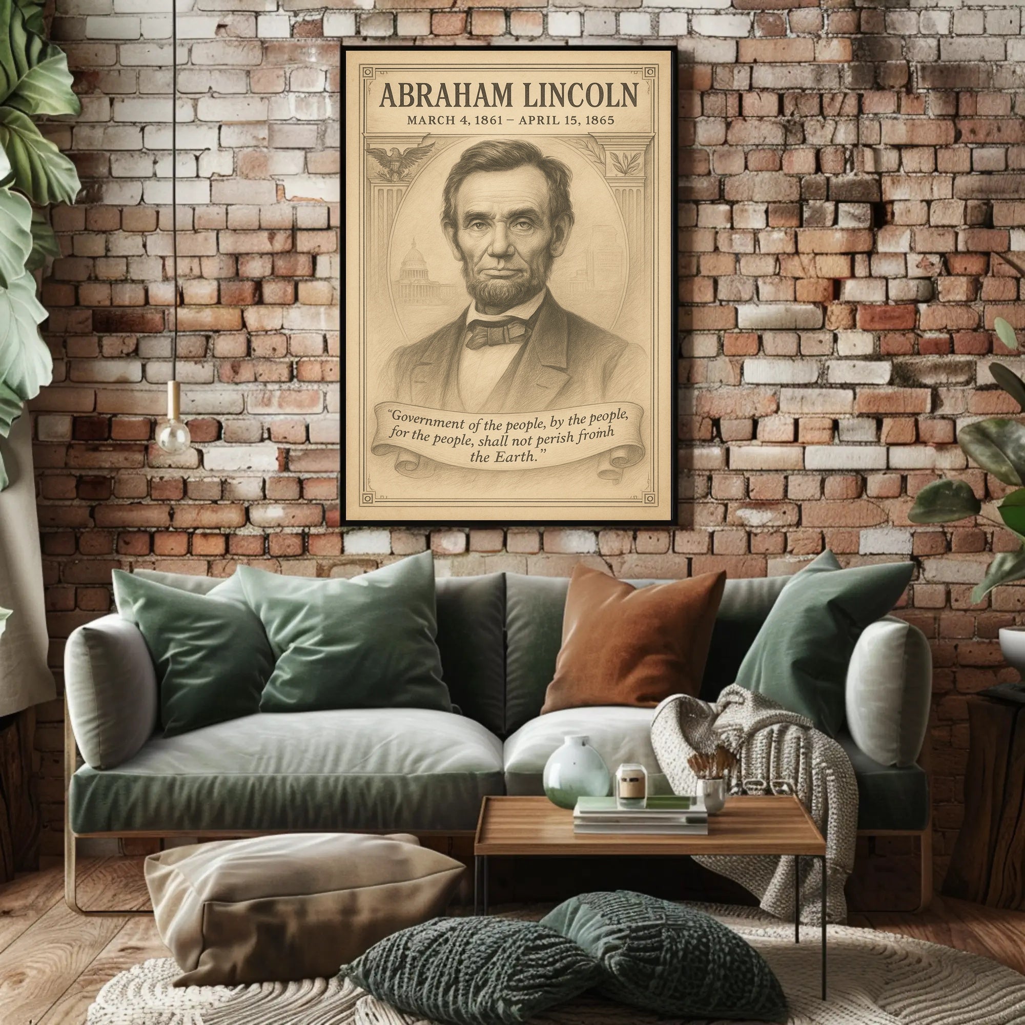 Abraham Lincoln 16th President Poster PosterGoat