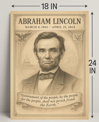 Abraham Lincoln 16th President Poster PosterGoat