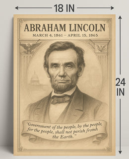 Abraham Lincoln 16th President Poster PosterGoat