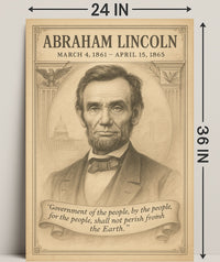 Abraham Lincoln 16th President Poster PosterGoat