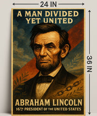 Abraham Lincoln 16th President Poster PosterGoat