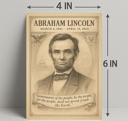 Abraham Lincoln 16th President Poster PosterGoat