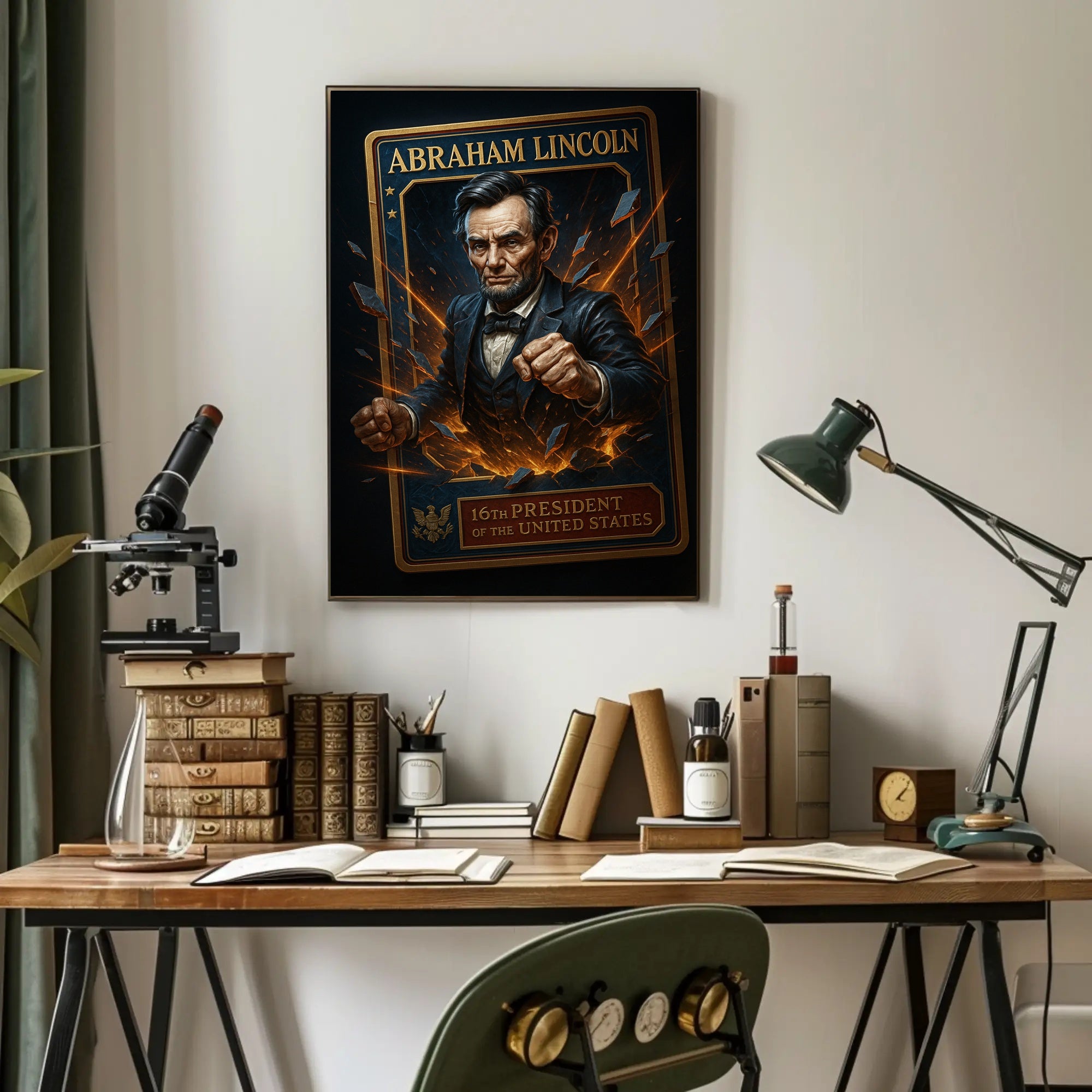 Abraham Lincoln 16th President Poster PosterGoat