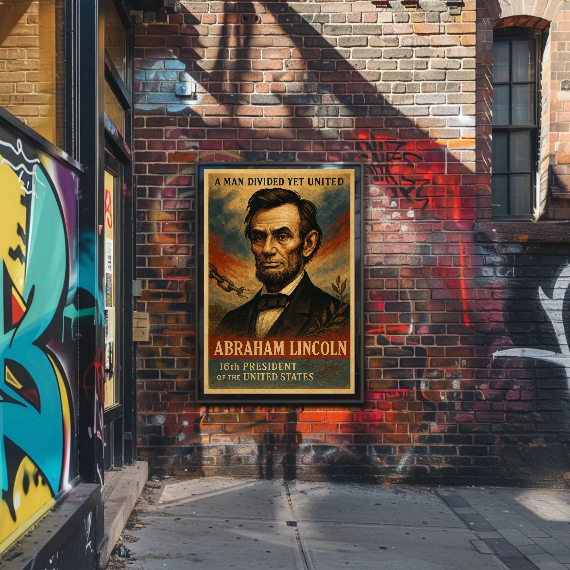 Abraham Lincoln 16th President Poster PosterGoat