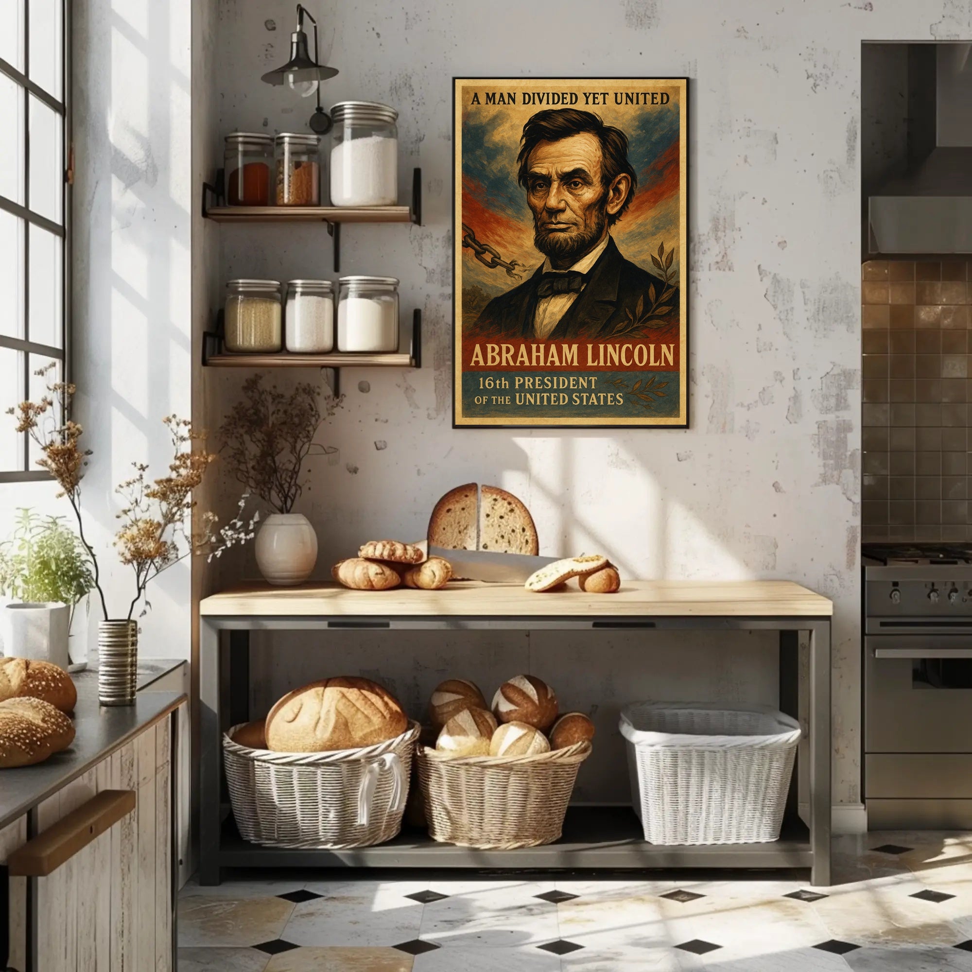 Abraham Lincoln 16th President Poster PosterGoat