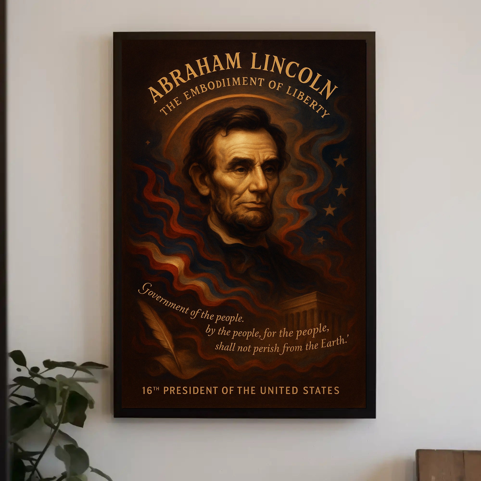 Abraham Lincoln 16th President Poster PosterGoat