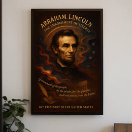 Abraham Lincoln 16th President Poster PosterGoat