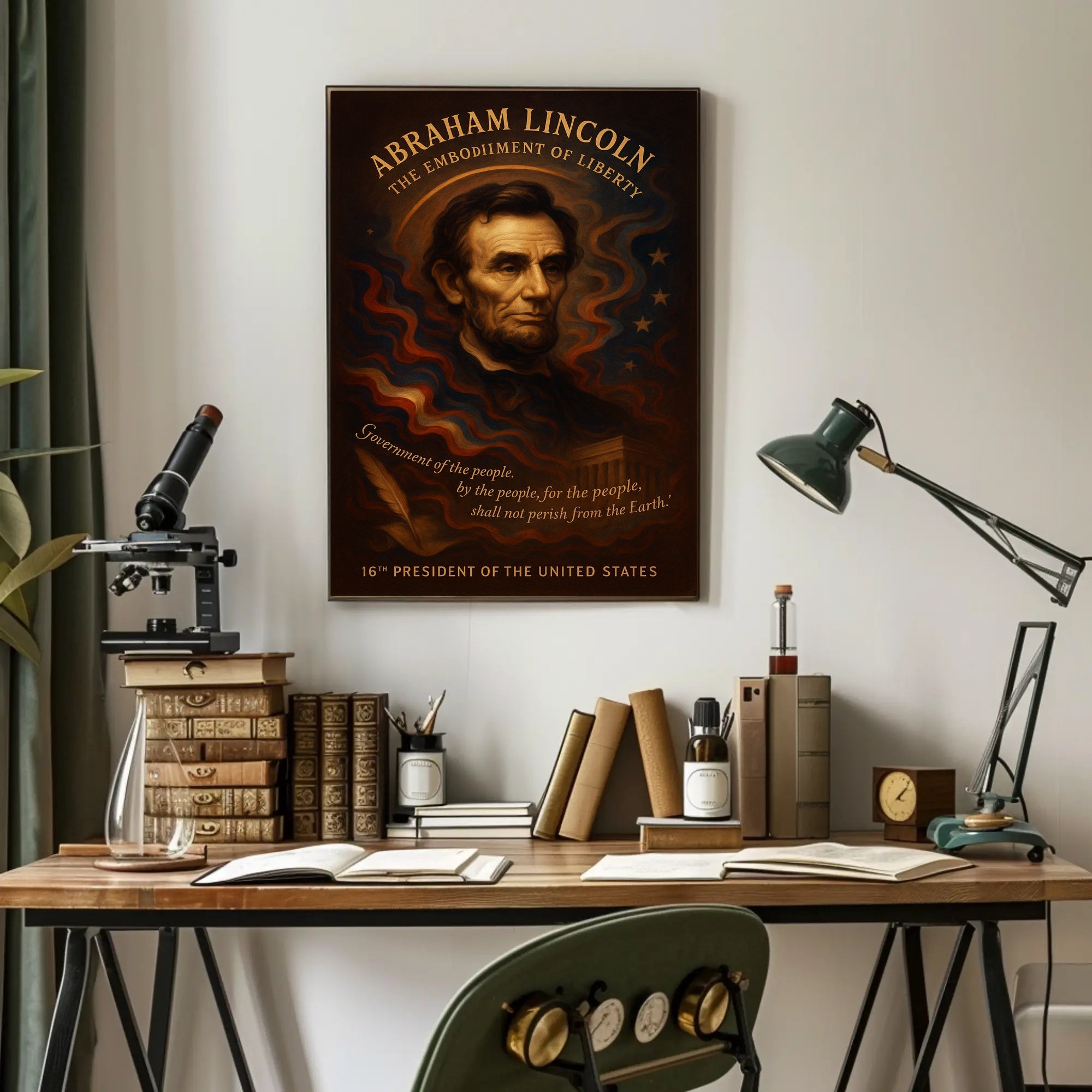 Abraham Lincoln 16th President Poster PosterGoat