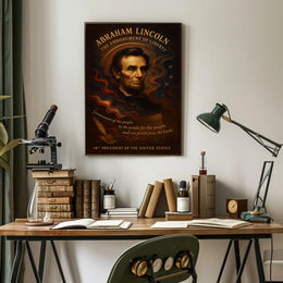 Abraham Lincoln 16th President Poster PosterGoat