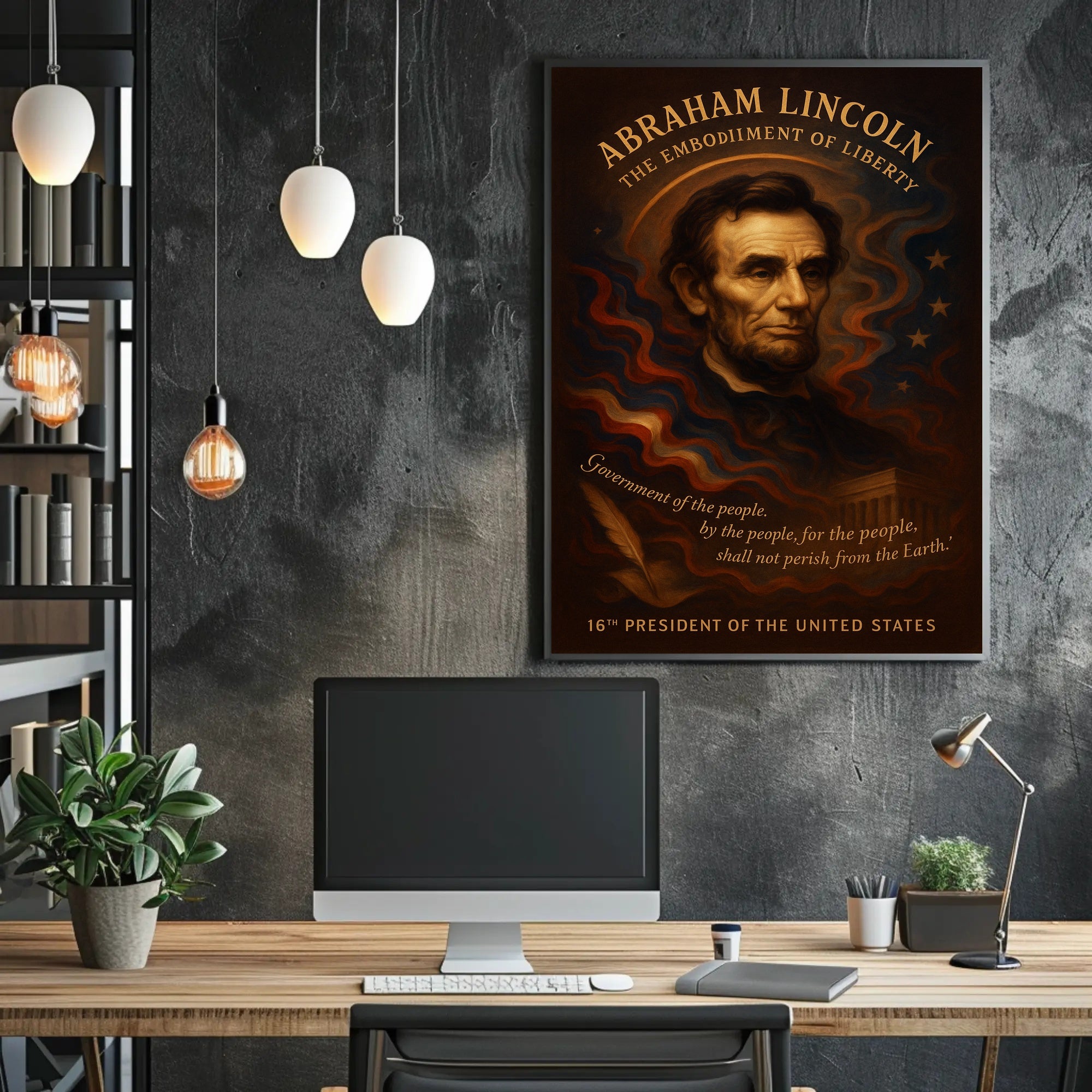 Abraham Lincoln 16th President Poster PosterGoat