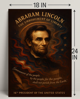 Abraham Lincoln 16th President Poster PosterGoat