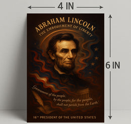 Abraham Lincoln 16th President Poster PosterGoat