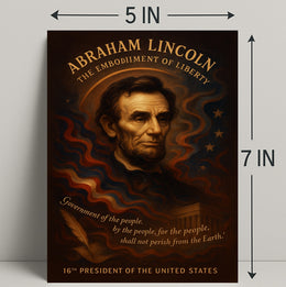 Abraham Lincoln 16th President Poster PosterGoat