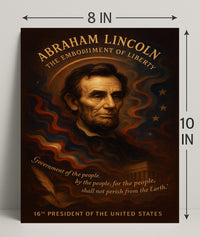Abraham Lincoln 16th President Poster PosterGoat