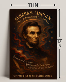 Abraham Lincoln 16th President Poster PosterGoat