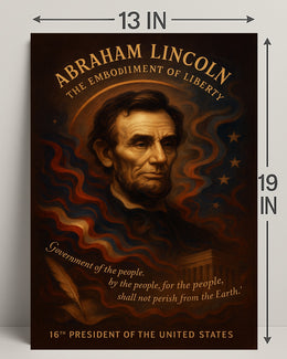 Abraham Lincoln 16th President Poster PosterGoat