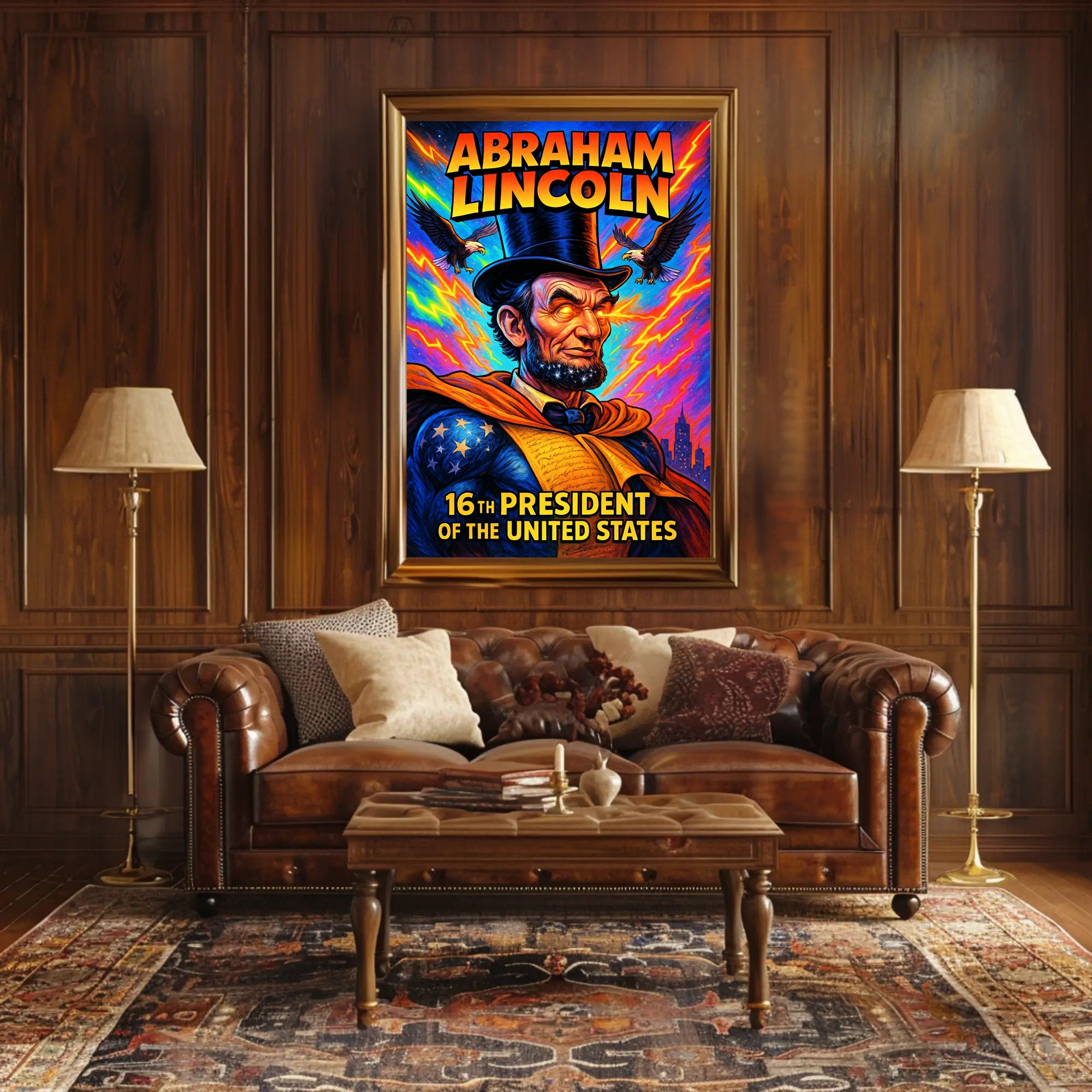 Abraham Lincoln 16th President Poster PosterGoat