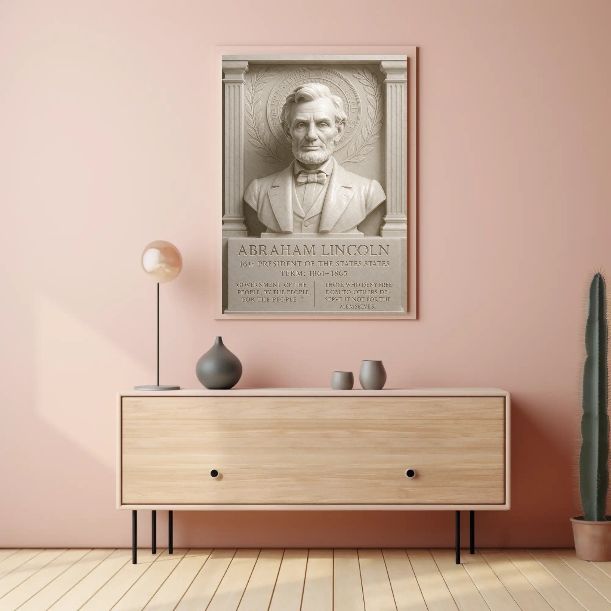 Abraham Lincoln 16th President Poster PosterGoat