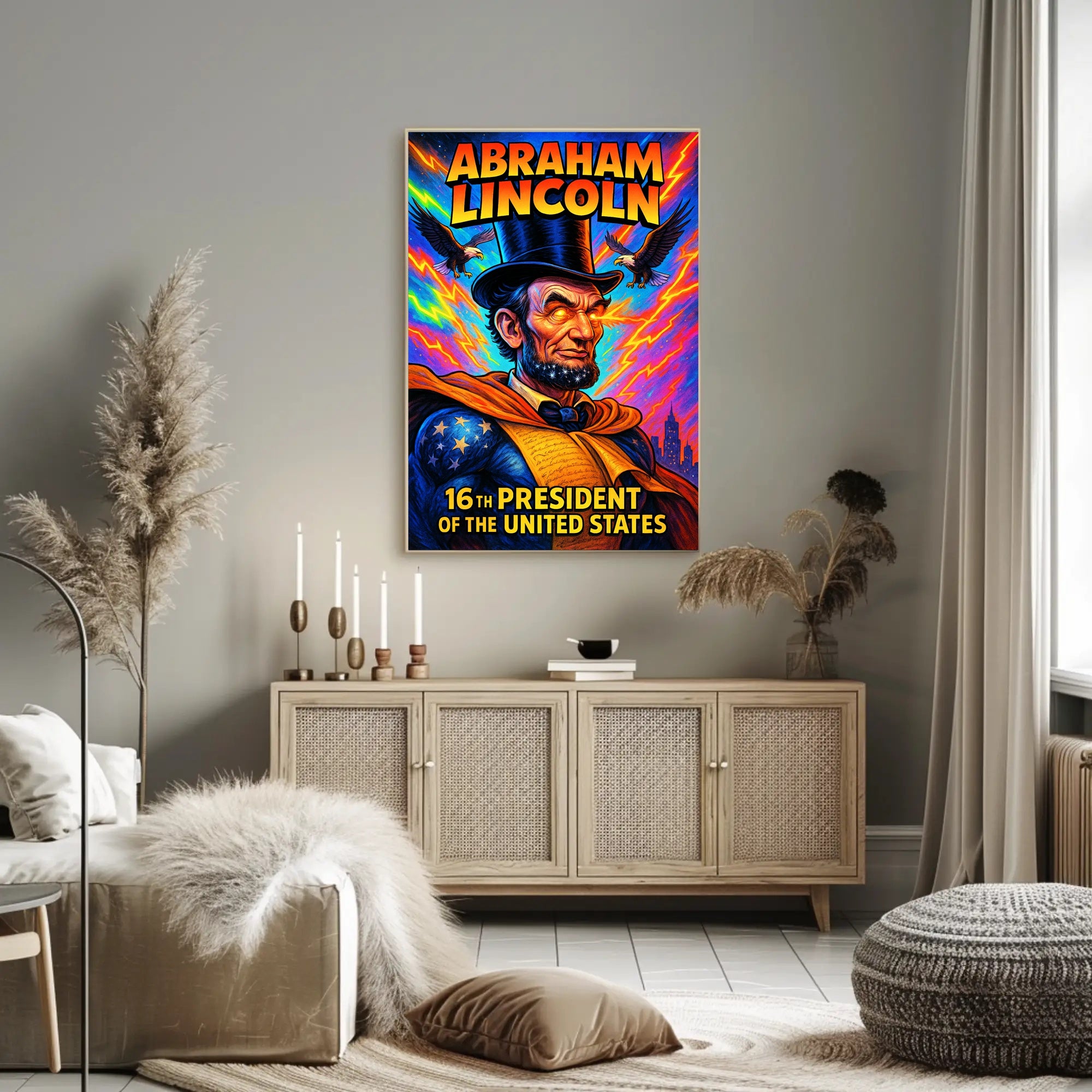 Abraham Lincoln 16th President Poster PosterGoat