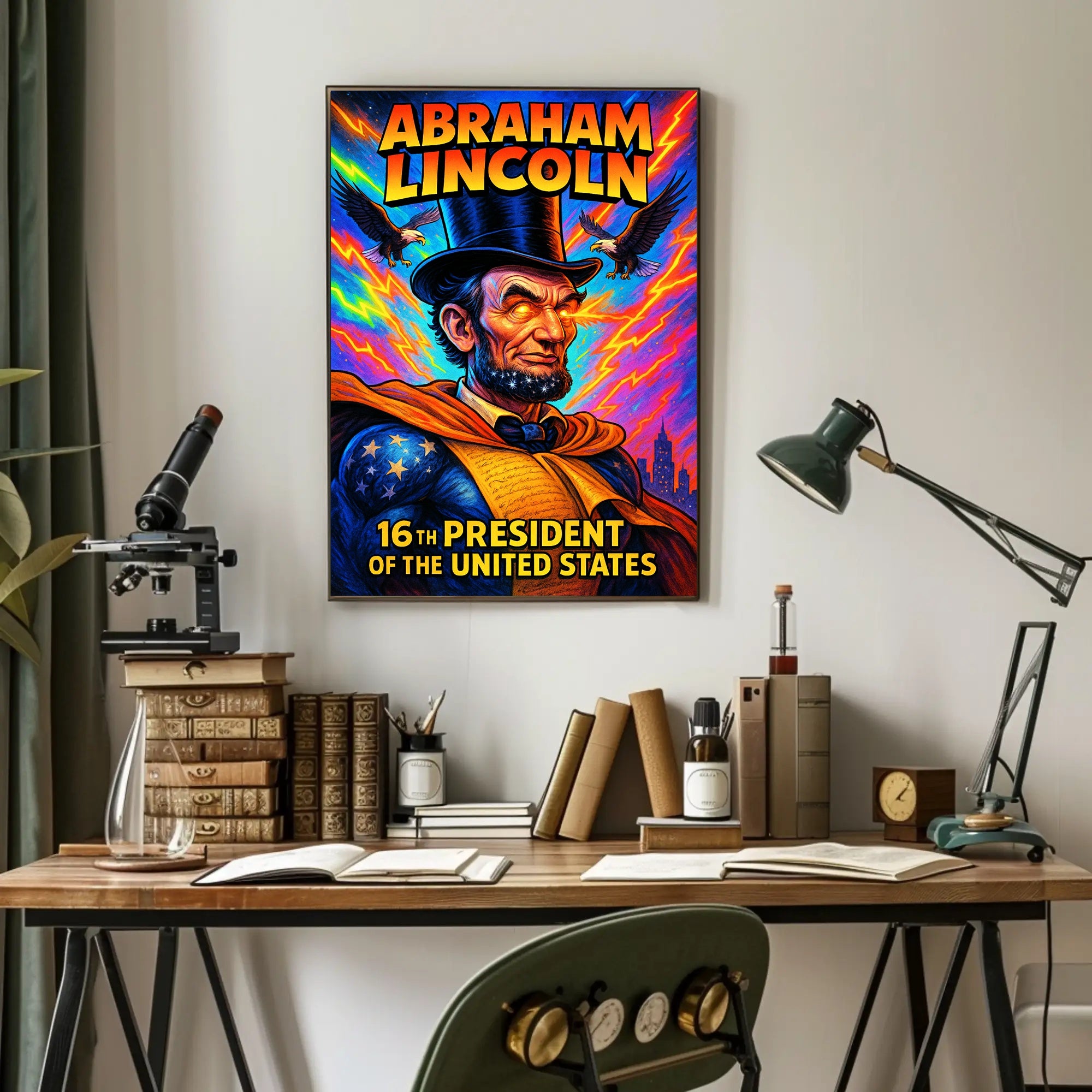 Abraham Lincoln 16th President Poster PosterGoat