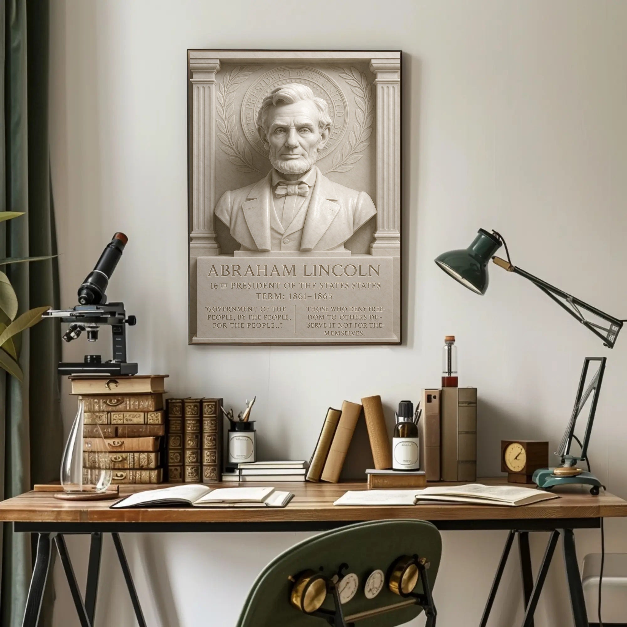 Abraham Lincoln 16th President Poster PosterGoat