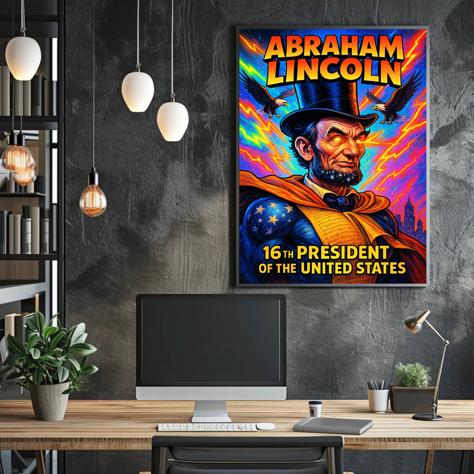 Abraham Lincoln 16th President Poster PosterGoat