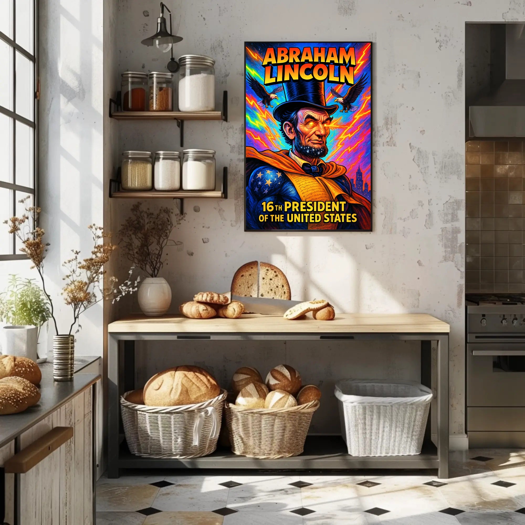 Abraham Lincoln 16th President Poster PosterGoat