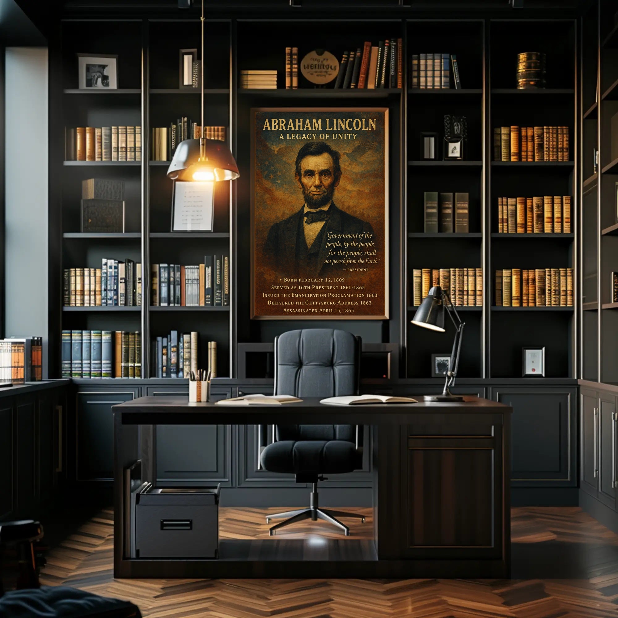 Abraham Lincoln 16th President Poster PosterGoat