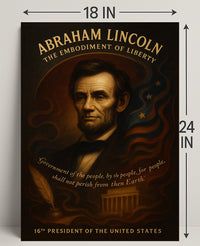 Abraham Lincoln 16th President Poster PosterGoat
