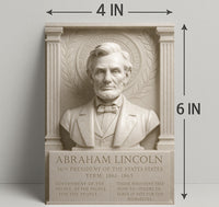 Abraham Lincoln 16th President Poster PosterGoat