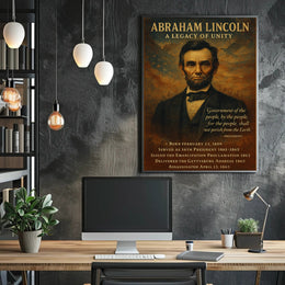 Abraham Lincoln 16th President Poster PosterGoat