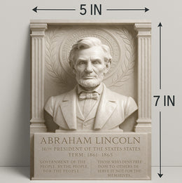 Abraham Lincoln 16th President Poster PosterGoat