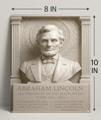 Abraham Lincoln 16th President Poster PosterGoat