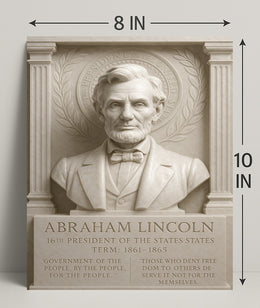 Abraham Lincoln 16th President Poster PosterGoat