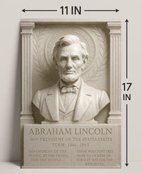 Abraham Lincoln 16th President Poster PosterGoat