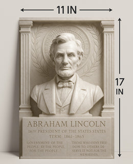 Abraham Lincoln 16th President Poster PosterGoat