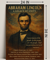 Abraham Lincoln 16th President Poster PosterGoat
