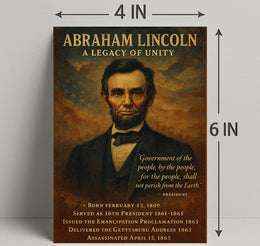 Abraham Lincoln 16th President Poster PosterGoat