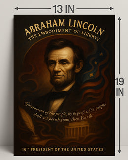 Abraham Lincoln 16th President Poster PosterGoat