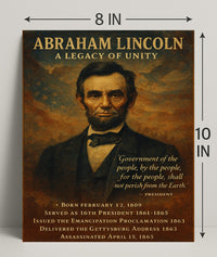 Abraham Lincoln 16th President Poster PosterGoat