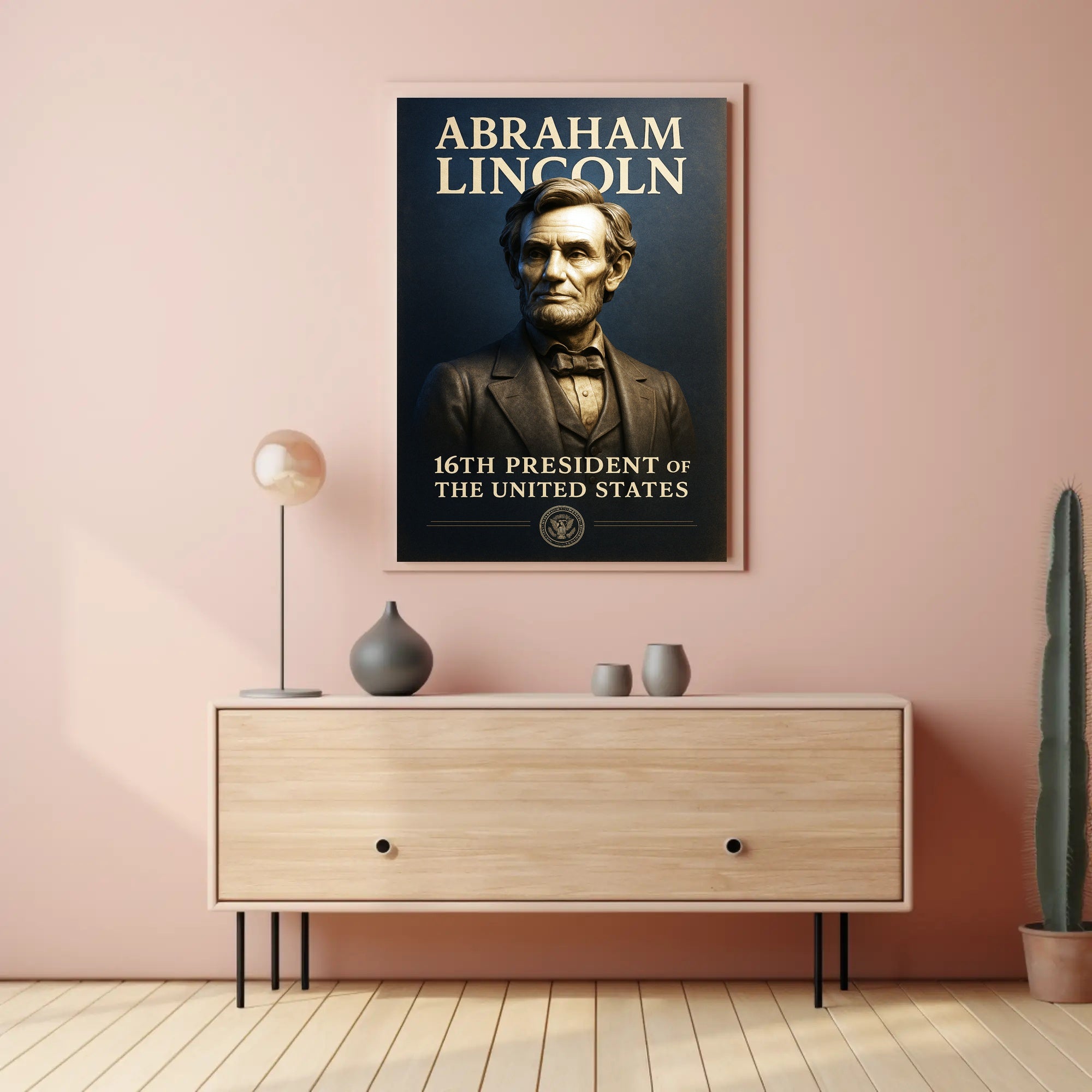 Abraham Lincoln 16th President Poster PosterGoat