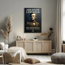 Abraham Lincoln 16th President Poster PosterGoat