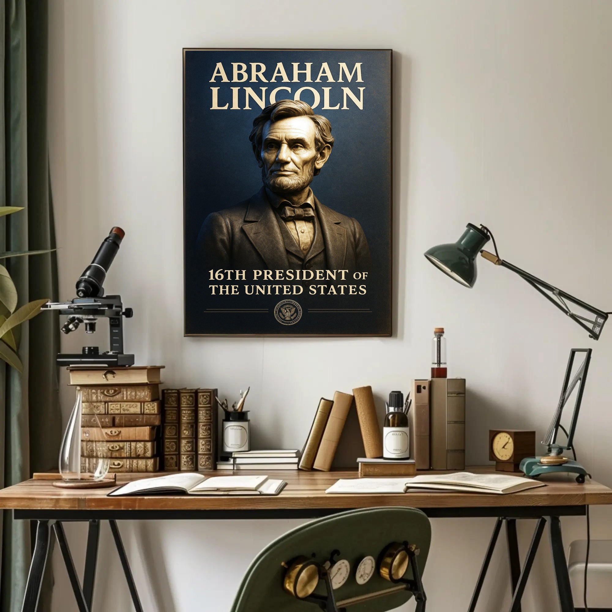 Abraham Lincoln 16th President Poster PosterGoat
