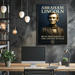 Abraham Lincoln 16th President Poster PosterGoat