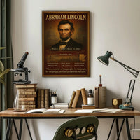Abraham Lincoln 16th President Poster PosterGoat